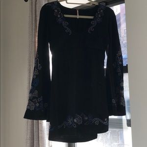 Free People Flared Sleeve Dress